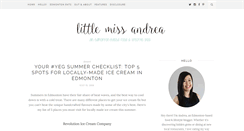 Desktop Screenshot of littlemissandrea.ca